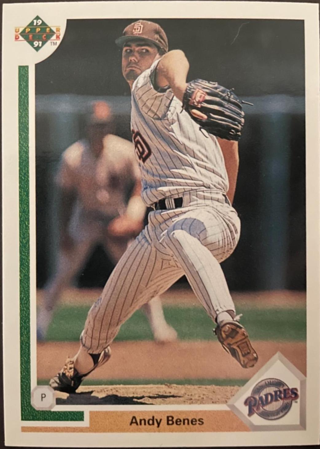 Andy Benes #275 Baseball Cards 1991 Upper Deck