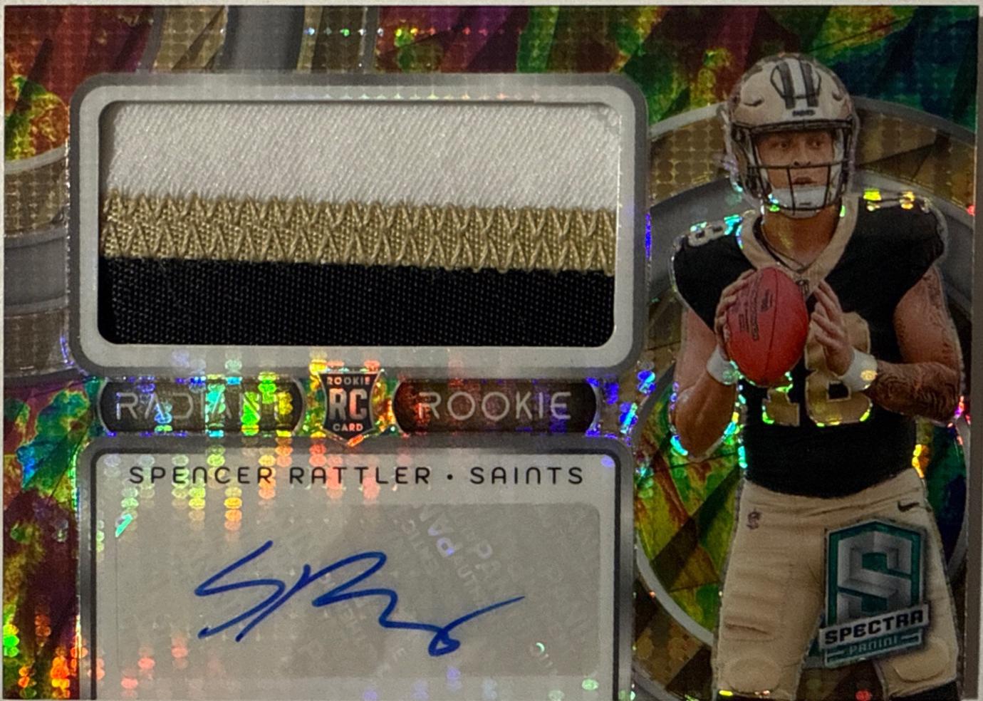 Spencer Rattler [Hyper] #RRP-SRR Prices | 2024 Panini Spectra Radiant ...