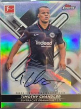 Timothy Chandler #BCA-TC 2021 Topps Finest Bundesliga Autographs Soccer