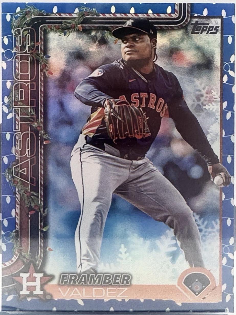 Framber Valdez #H24 2025 Topps Holiday Baseball