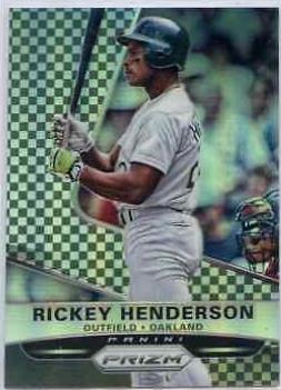 Rickey Henderson [Black White Checker Prizm] #159