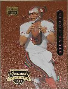 Steve Young #2 Football Cards 1996 Playoff Contenders Leather