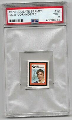 Gary Dornhoefer #40 Hockey Cards 1970 Colgate Stamps