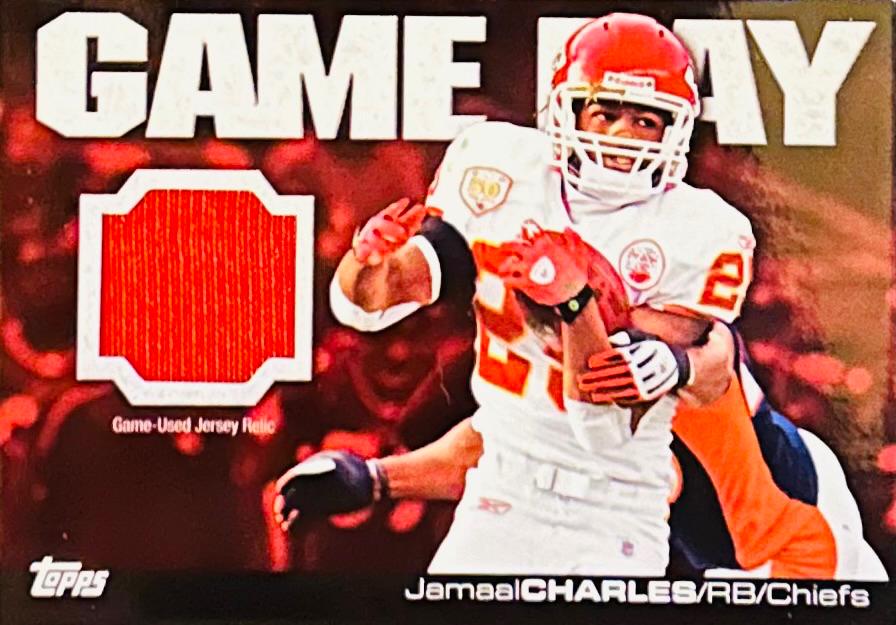 Jamaal Charles #GDR-JC Football Cards 2011 Topps Game Day Relics