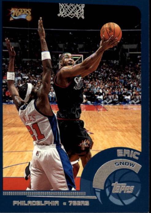 Eric Snow #47 Basketball Cards 2002 Topps