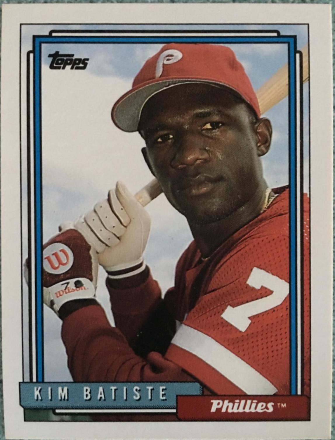 Kim Batiste #514 Baseball Cards 1992 Topps