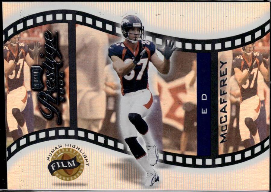 Ed McCaffrey #HH-49 Football Cards 2000 Playoff Prestige Human Highlight Film
