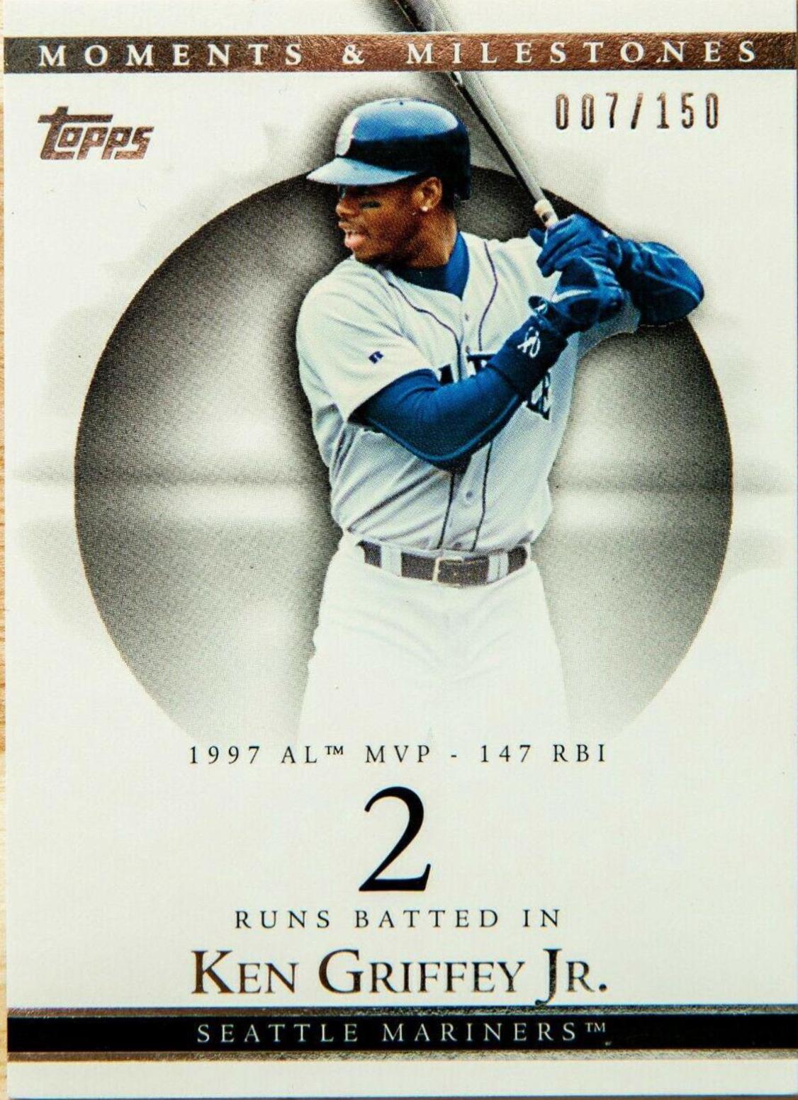 Ken Griffey Jr. #46 Baseball Cards 2007 Topps Moments & Milestones