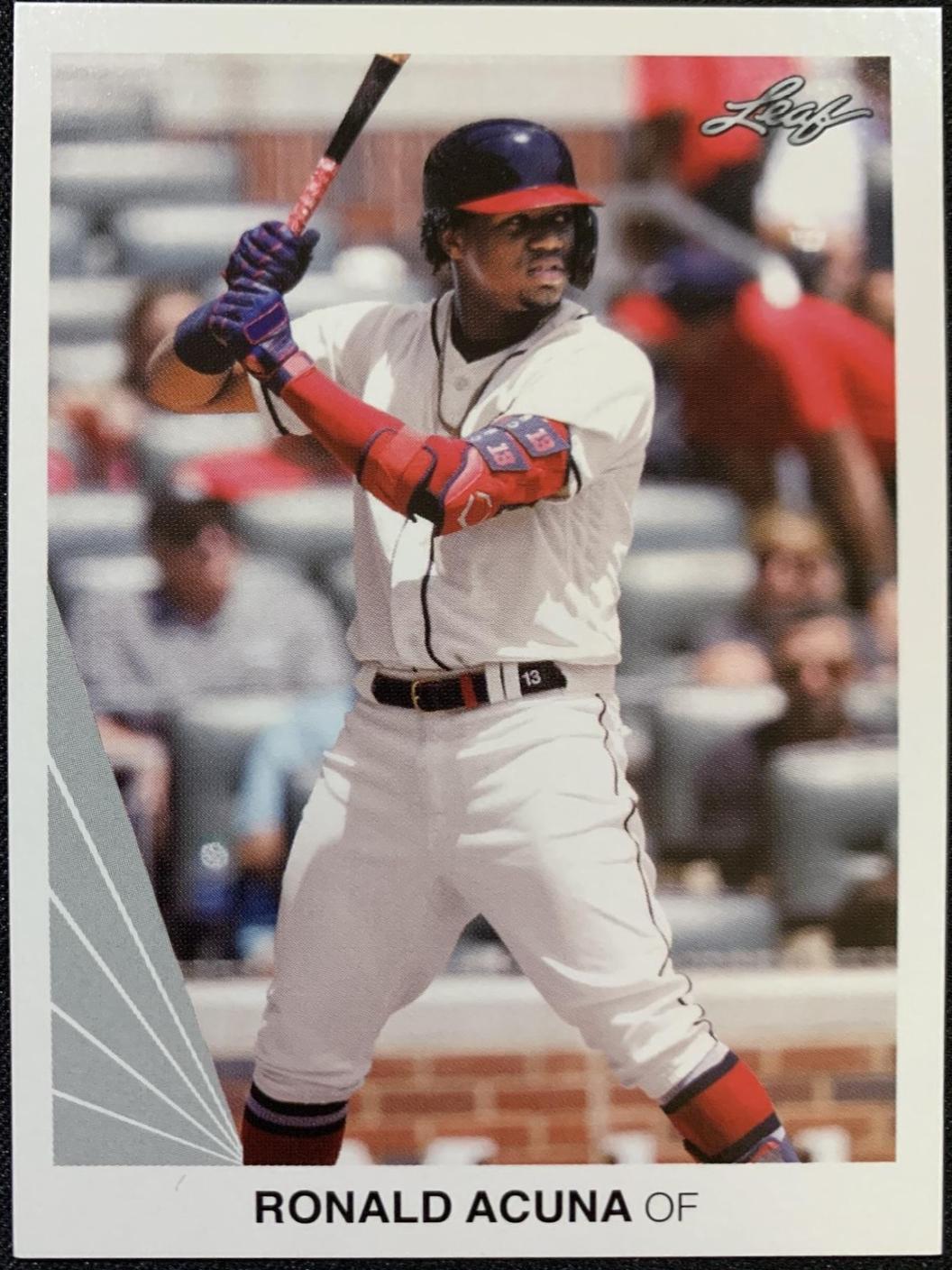 Ronald Acuna #8 Baseball Cards 2020 Leaf Retail