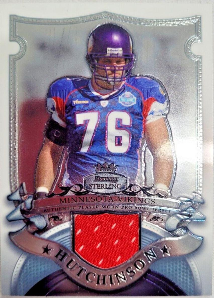 Steve Hutchinson #BSVR-SH 2007 Bowman Sterling Football