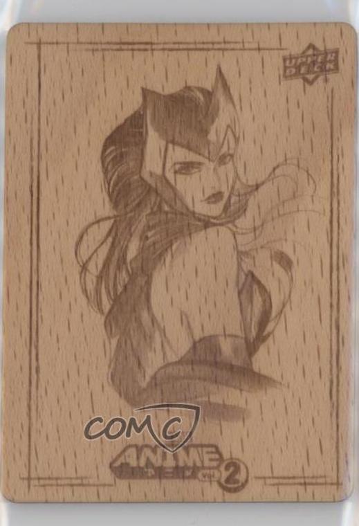 Scarlet Witch #WH-27 Marvel 2023 Upper Deck Anime Volume 2 Woodblock Echo