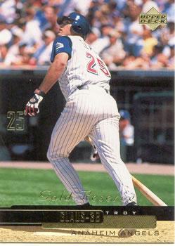 Troy Glaus #4 Baseball Cards 2000 Upper Deck Gold Reserve