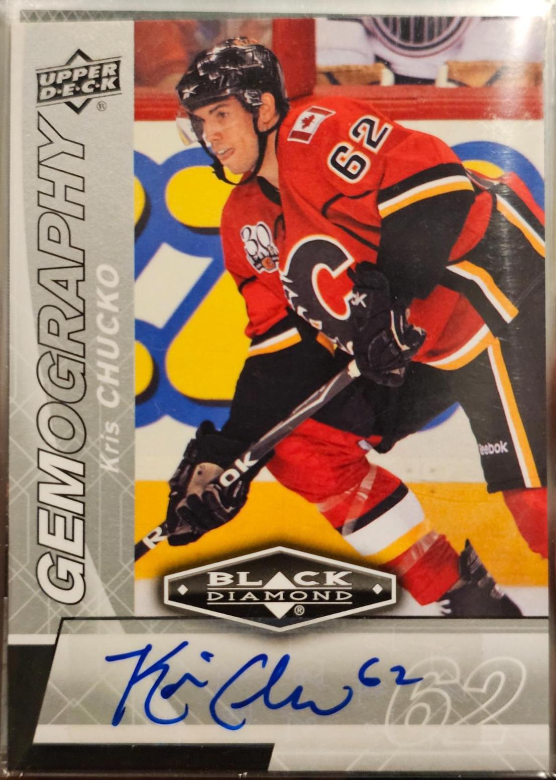 Kris Chucko #G-KC Hockey Cards 2010 Upper Deck Black Diamond Gemography