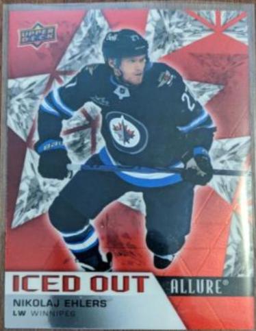 Nikolaj Ehlers #IO-5 Hockey Cards 2021 Upper Deck Allure Iced Out