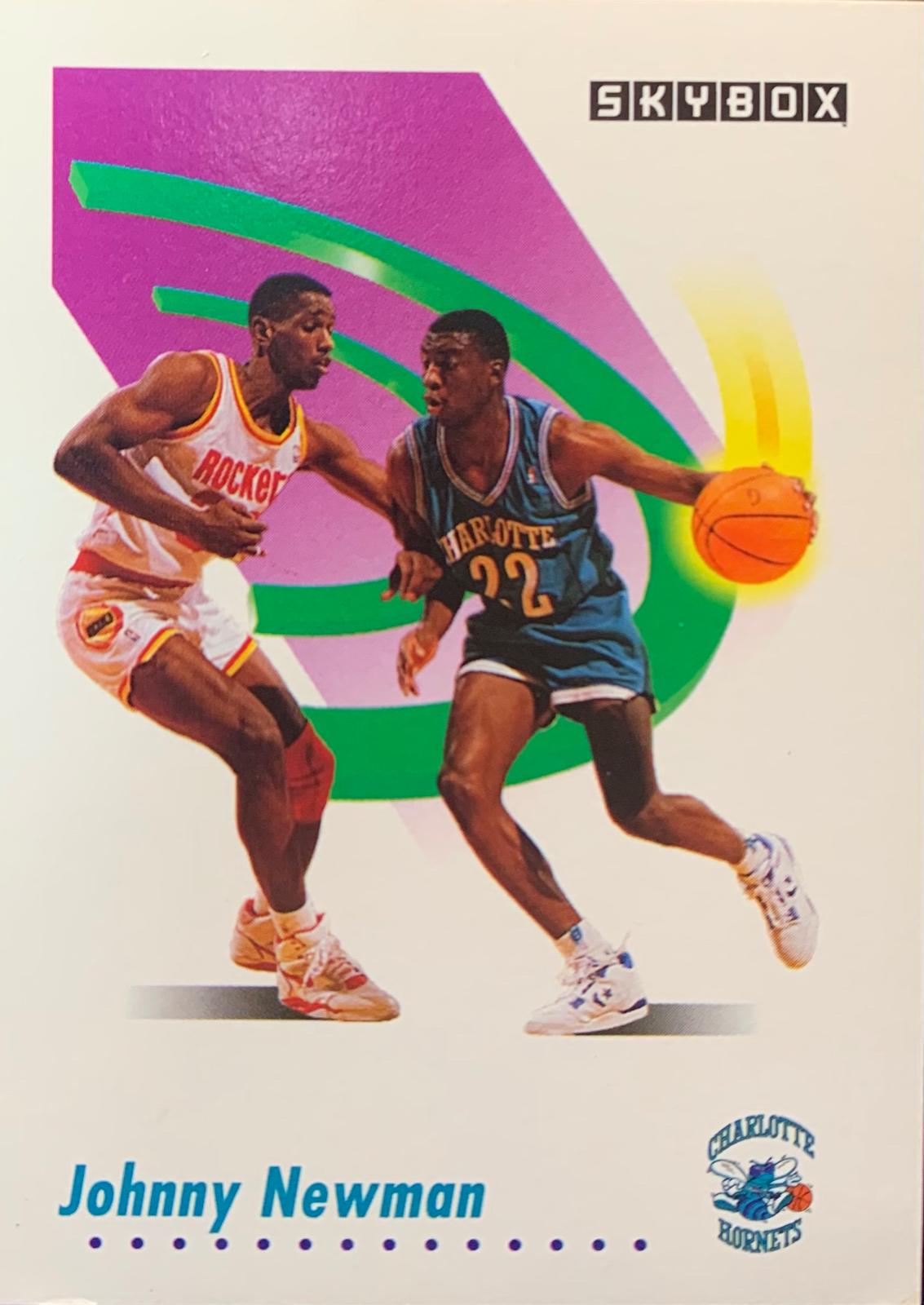 Johnny Newman #31 Basketball Cards 1991 Skybox