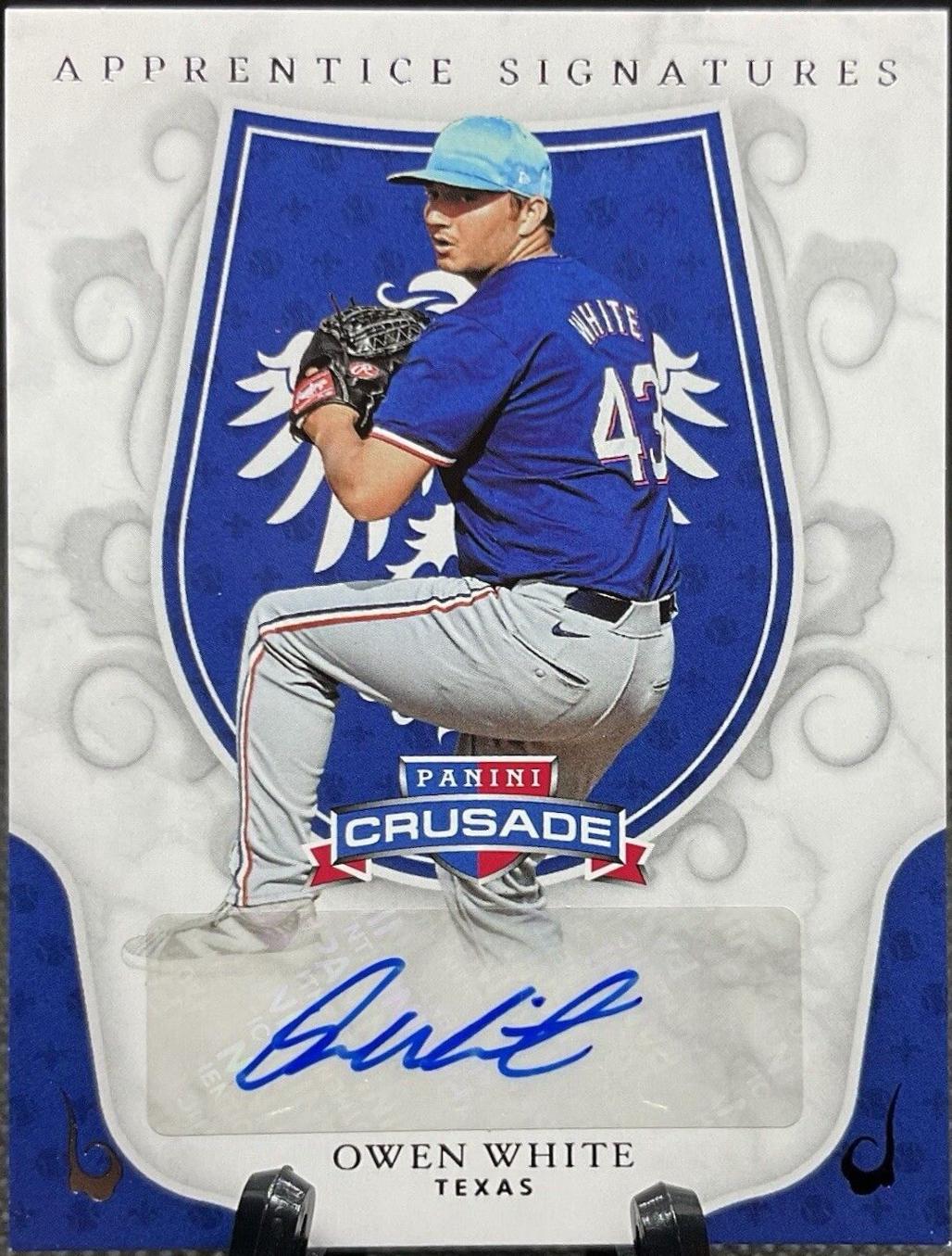 Owen White #AS-OWT Baseball Cards 2024 Panini Crusade Apprentice Signatures