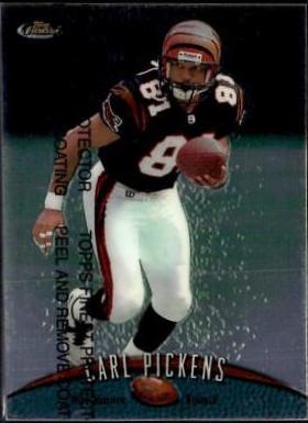Carl Pickens #8 Football Cards 1998 Topps Finest