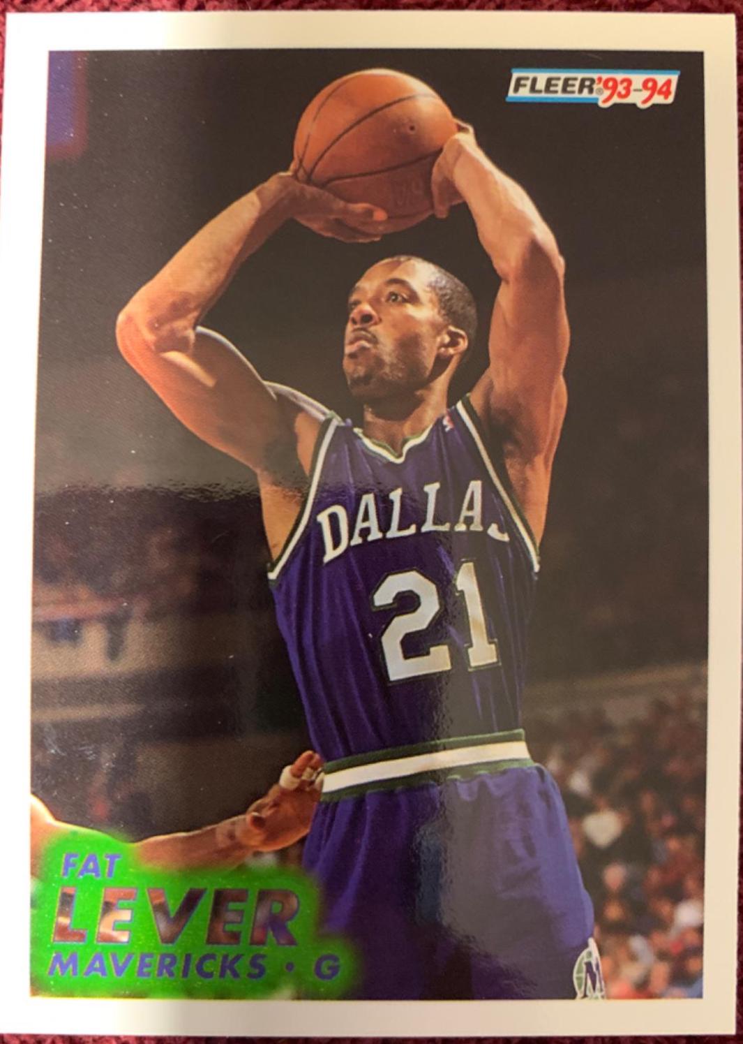 Fat Lever #273 Basketball Cards 1993 Fleer