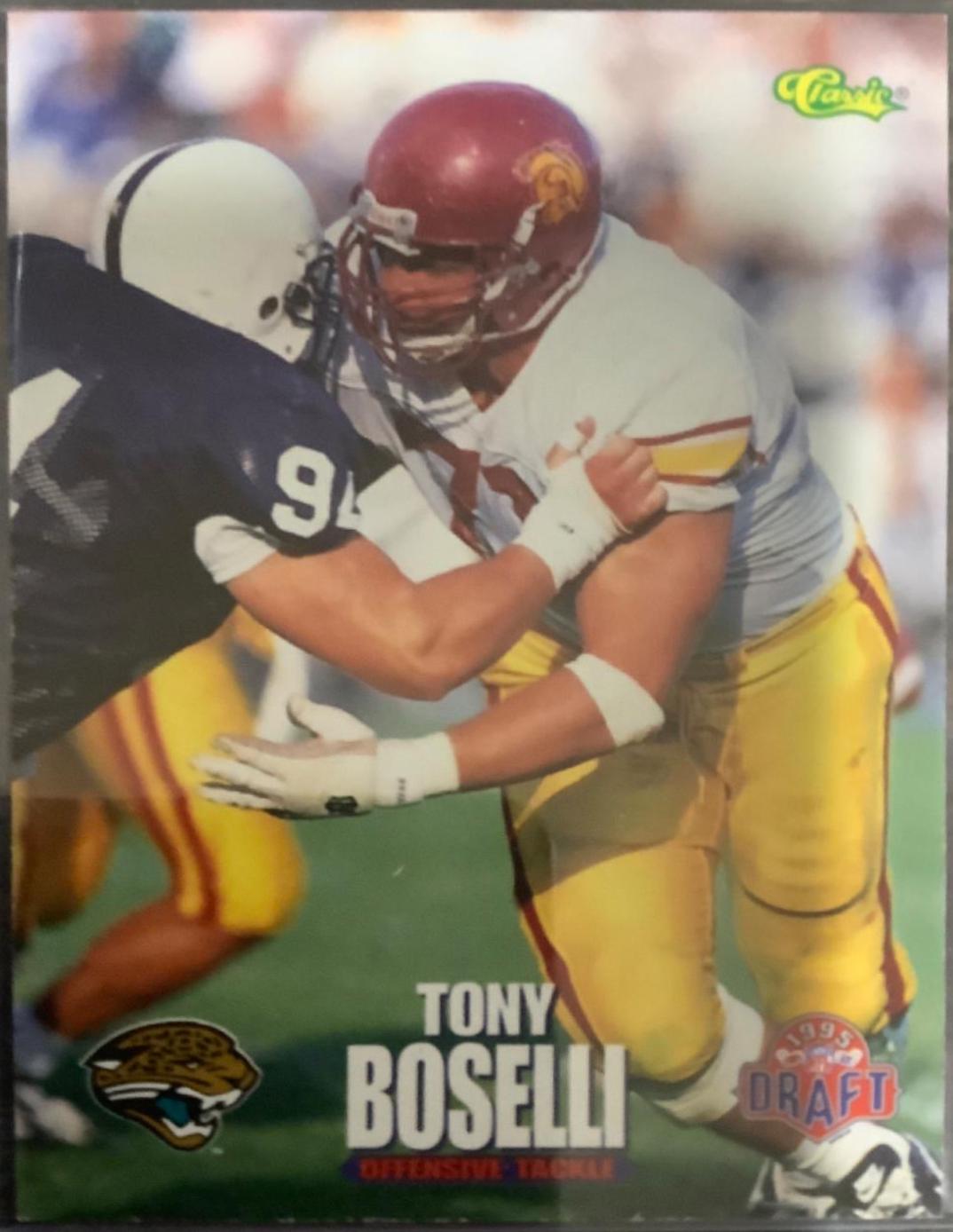 Tony Boselli #2 Football Cards 1995 Classic Draft 1st Round