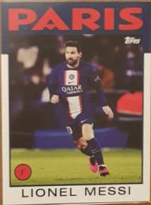 Lionel Messi #37 Soccer Cards 2023 Topps Paris Saint Germain Team Set