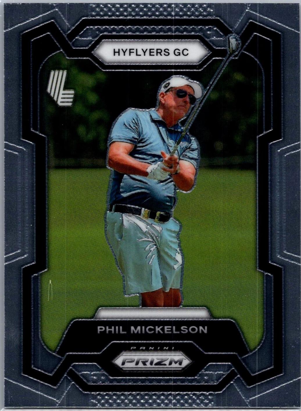 Phil Mickelson #4 Golf Cards 2024 Panini Prizm LIV