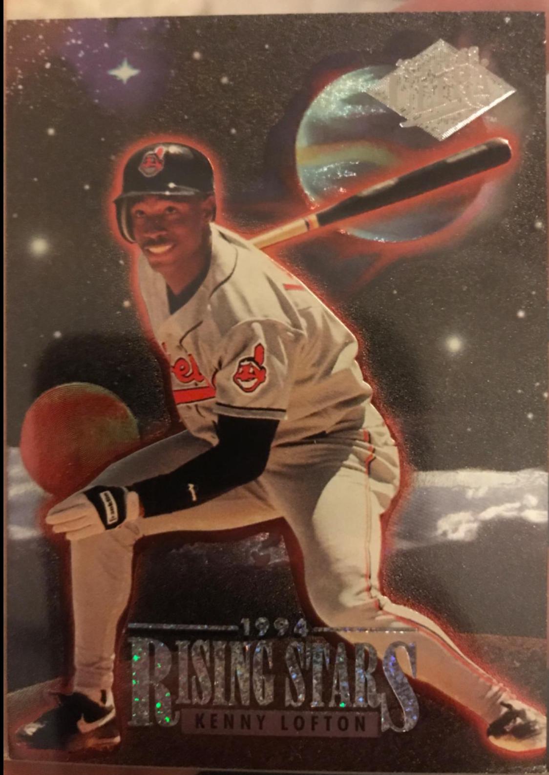 Kenny Lofton #7 of 12 Baseball Cards 1994 Ultra Rising Star