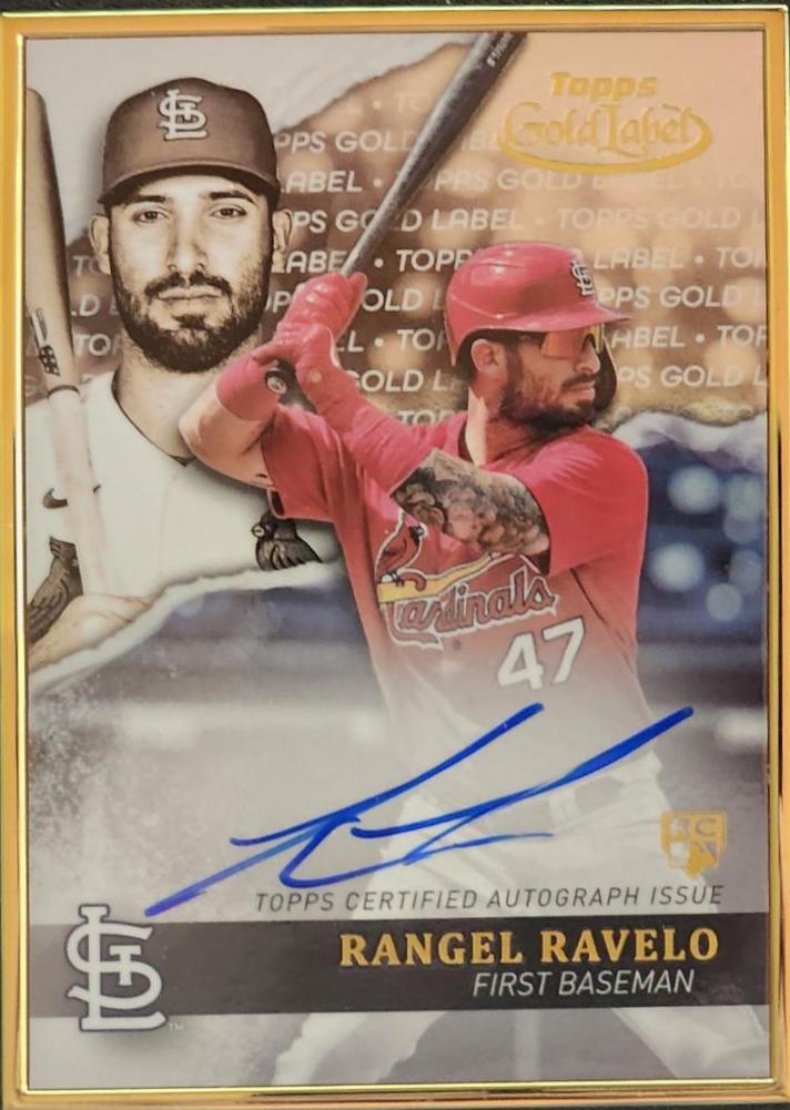 Rangel Ravelo #Gla-rra Baseball Cards 2020 Topps Gold Label Framed Autographs
