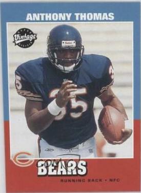 Anthony Thomas #213 Football Cards 2001 Upper Deck Vintage