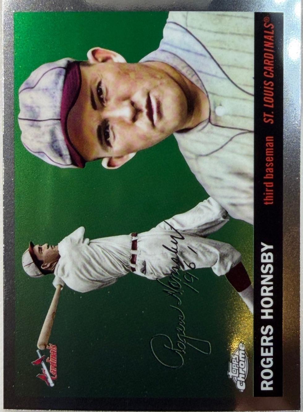 Rogers Hornsby #443 2025 Topps Chrome Platinum Baseball
