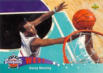 Danny Manning All-Star #443 Basketball Cards 1992 Upper Deck