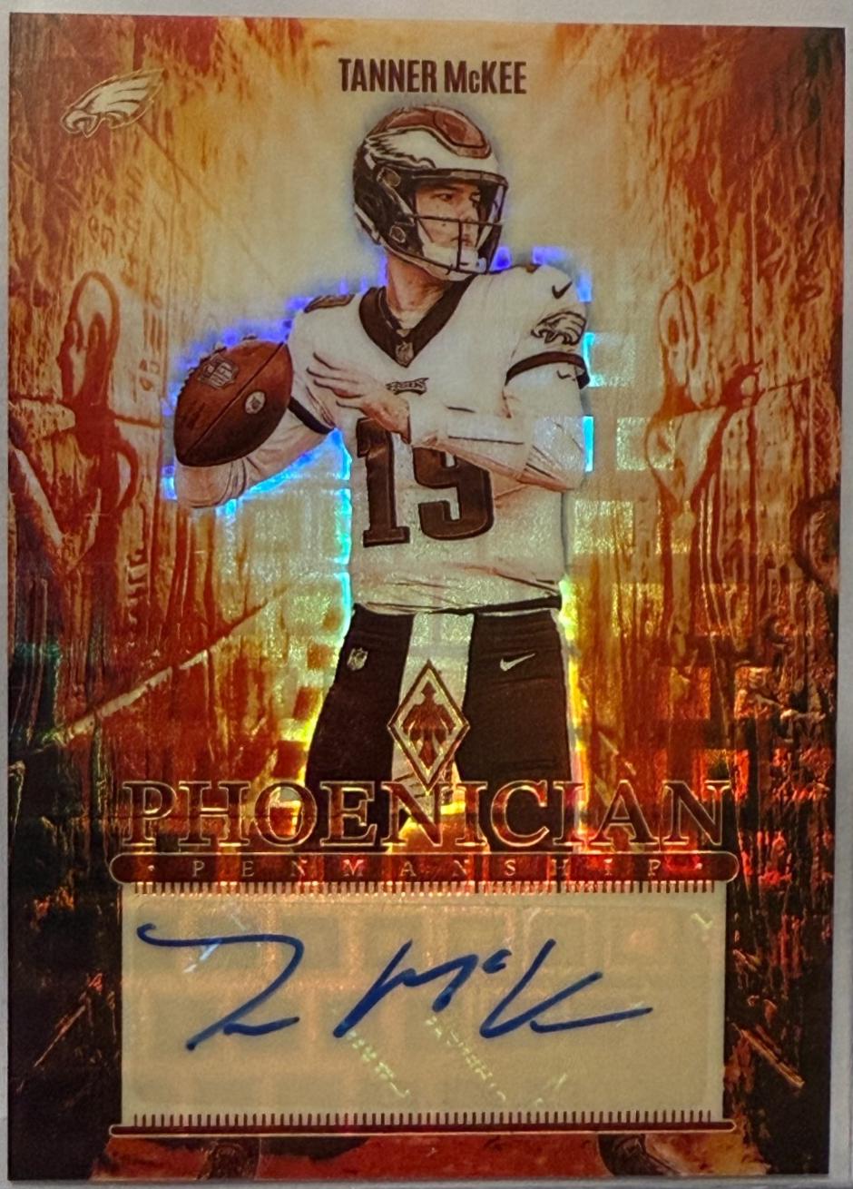 Tanner McKee #PP-TME Football Cards 2024 Panini Phoenix Phoenician Penmanship
