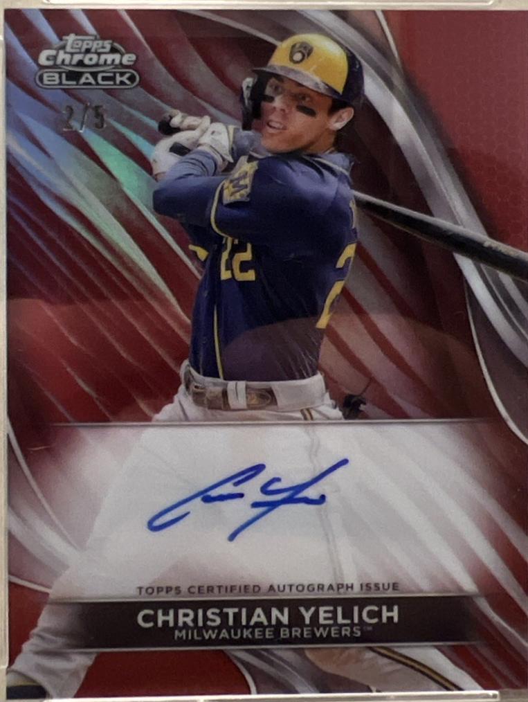 Christian Yelich [Red Refractor] #CBA-CY