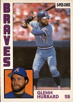 Glenn Hubbard #25 Baseball Cards 1984 O Pee Chee