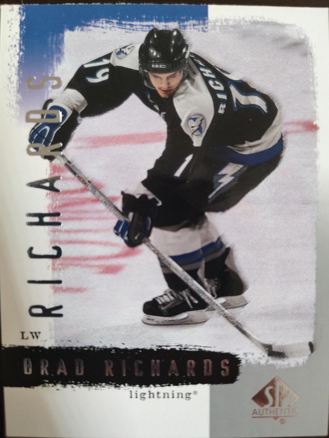 Brad Richards #79 2001-02 SP Authentic Hockey
