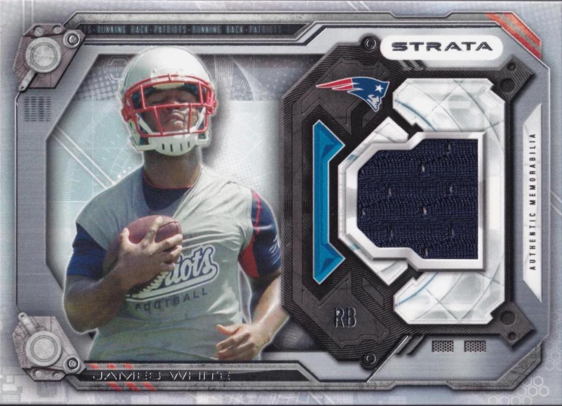 James White #SR-JW Football Cards 2014 Topps Strata Relics