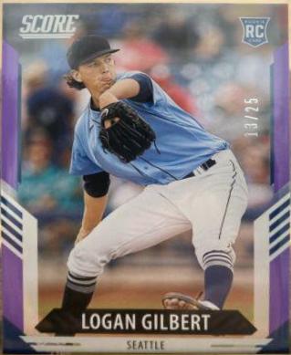 Logan Gilbert #5 Baseball Cards 2021 Panini Chronicles Score