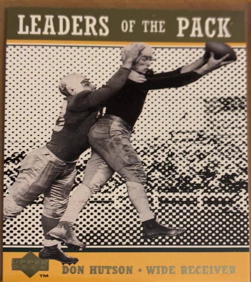 Don Hutson #GB75 Football Cards 1996 Collector's Choice Leaders of Pack