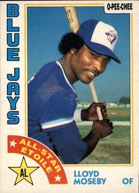 Lloyd Moseby #3 Baseball Cards 1984 O Pee Chee
