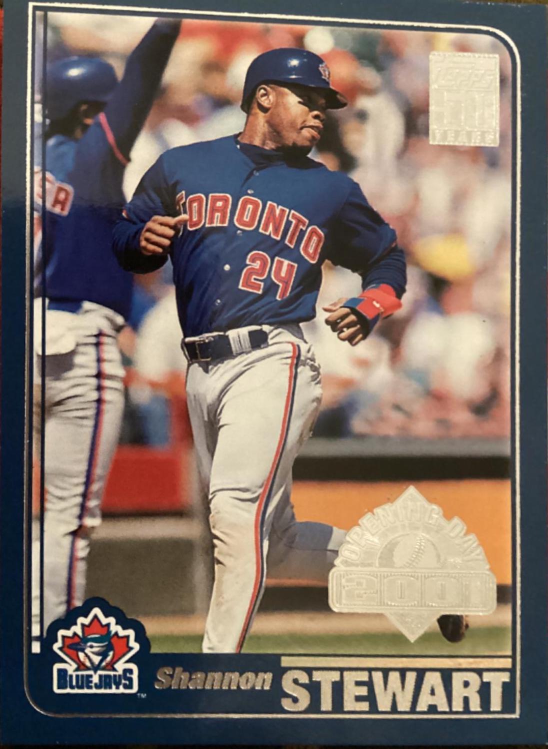 Shannon Stewart #19 Baseball Cards 2001 Topps Opening Day