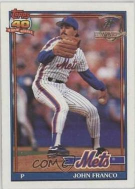 John Franco #510 Baseball Cards 1991 Topps Desert Shield