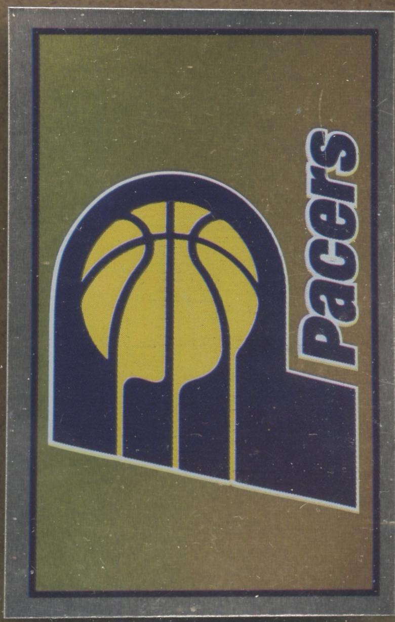 Pacers Logo #118 1996 Panini Stickers Basketball