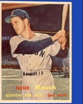 Gene Mauch #342 Baseball Cards 1957 Topps