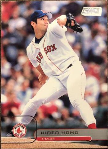 Hideo Nomo #53 Baseball Cards 2002 Stadium Club