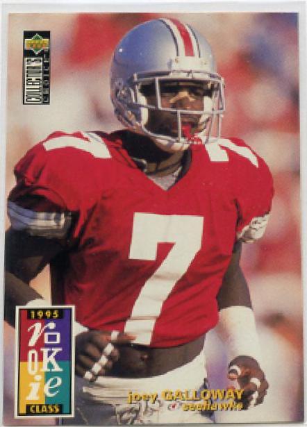 Joey Galloway #8 Football Cards 1995 Collector's Choice