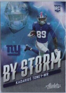 Kadarius Toney #BST-10 Football Cards 2021 Panini Absolute By Storm