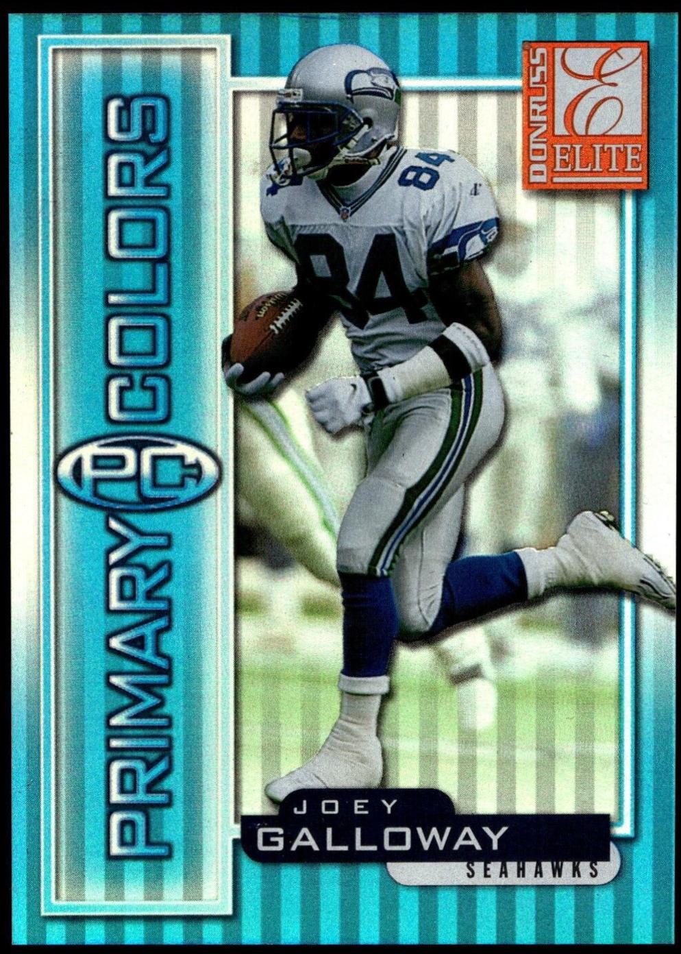 Joey Galloway #26 1999 Panini Donruss Elite Primary Colors Football