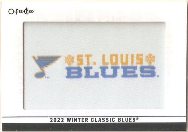 St. Louis Blues #357 Hockey Cards 2022 O Pee Chee Team Logo Patches