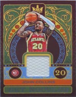 John Collins #AN-JCA Basketball Cards 2022 Panini Court Kings Art Nouveau