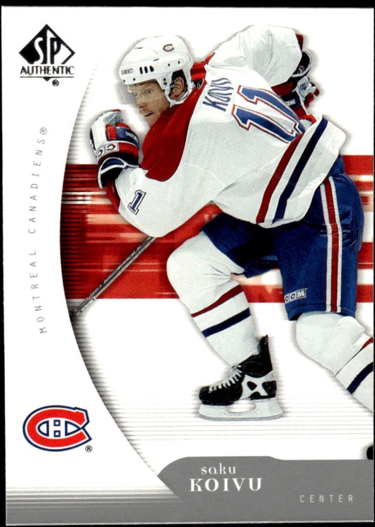 Saku Koivu #52 Hockey Cards 2006 Upper Deck Power Play