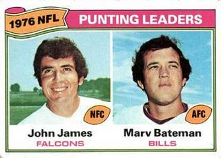 Punting Leaders: James, Bateman
